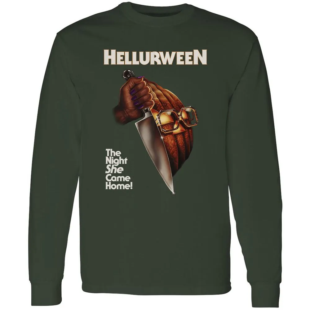 Long Sleeve T-Shirt - 8F7VSQPC - Forest Green - 4