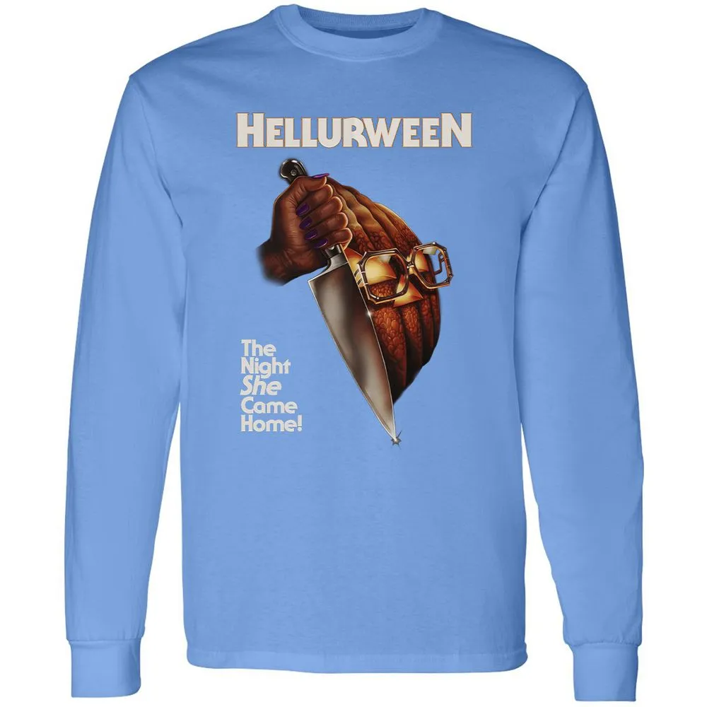 Long Sleeve T-Shirt - 8F7VSQPC - Carolina Blue - 12