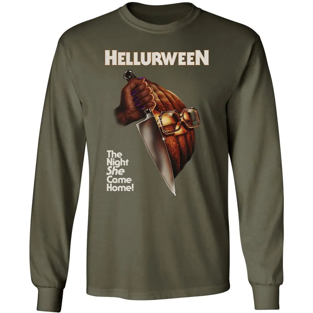 Long Sleeve T-Shirt - 8F7VSQPC - Military Green - 16
