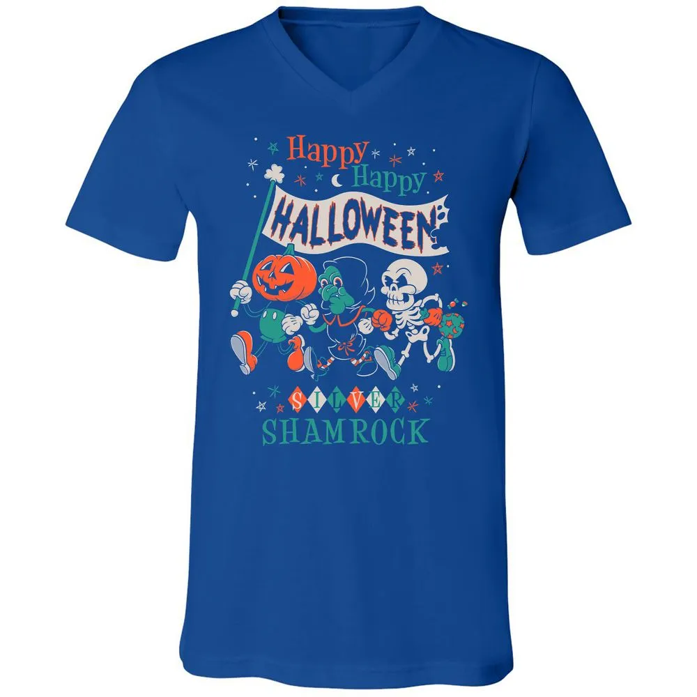 Unisex V-Neck T-Shirt - 4SMWYDQV - True Royal - 4