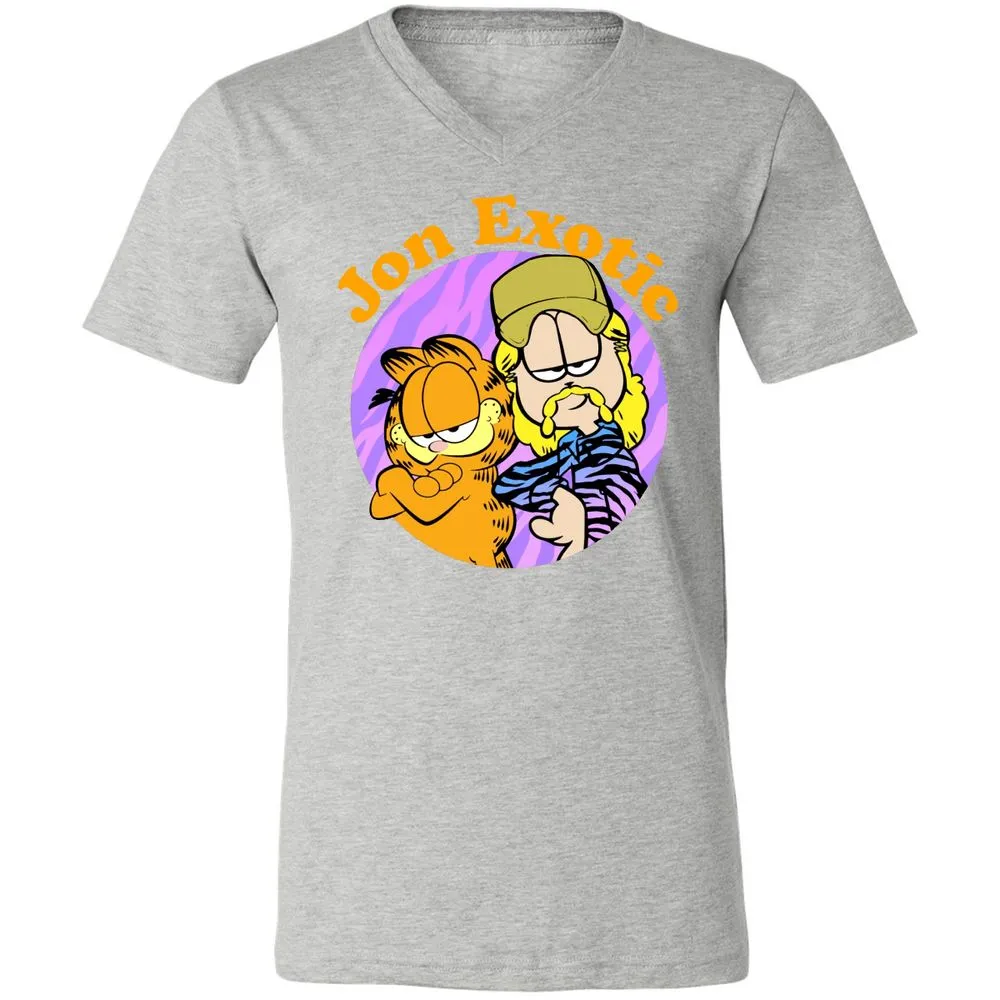 Unisex V-Neck T-Shirt - A4XWUCL1 - Athletic Heather - 7