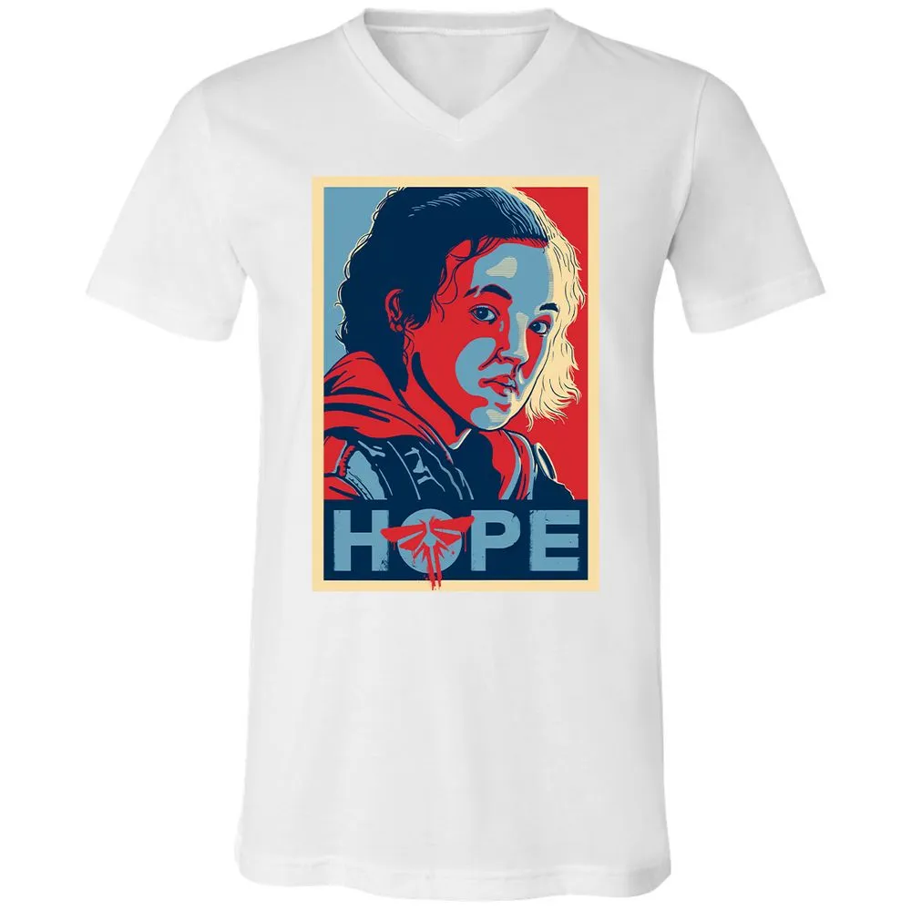 Unisex V-Neck T-Shirt - 1PPPSS8R - White - 5