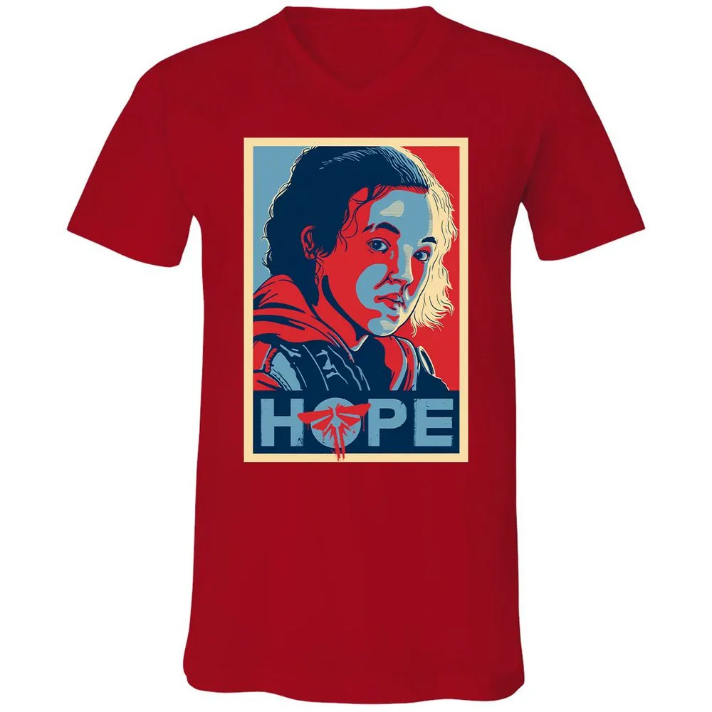 Unisex V-Neck T-Shirt - 1PPPSS8R - Red - 3