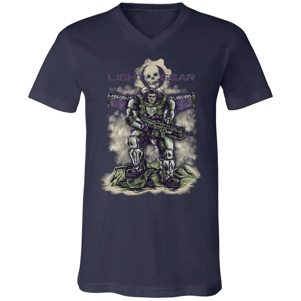 Unisex V-Neck T-Shirt - 2KU8NQF8 - Navy - 2
