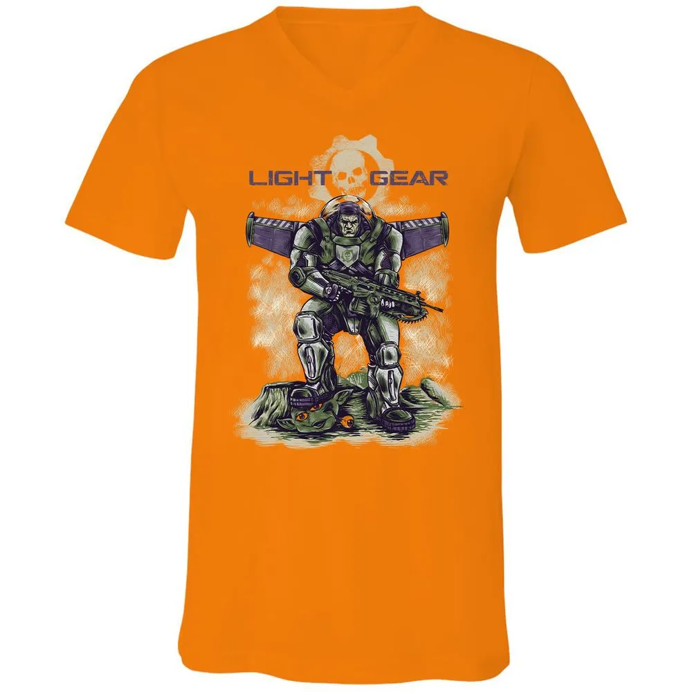 Unisex V-Neck T-Shirt - 2KU8NQF8 - Orange - 11