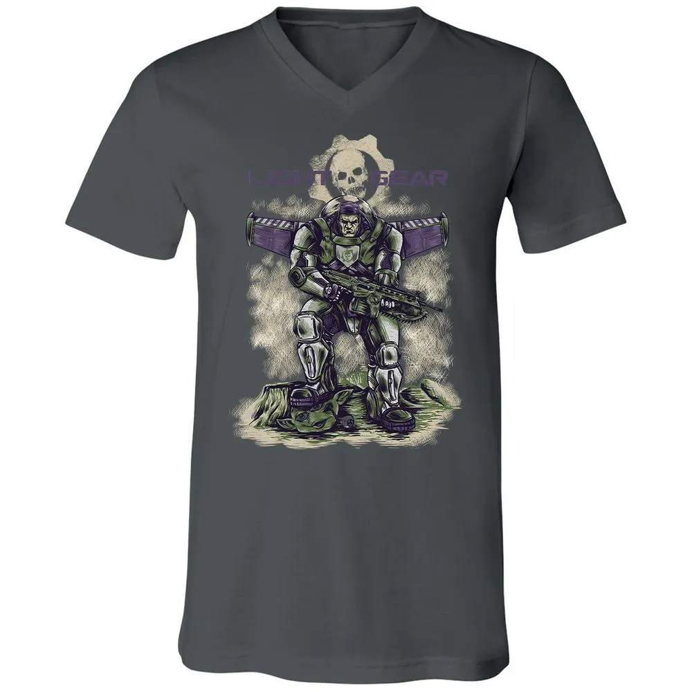 Unisex V-Neck T-Shirt - 2KU8NQF8 - Asphalt - 12