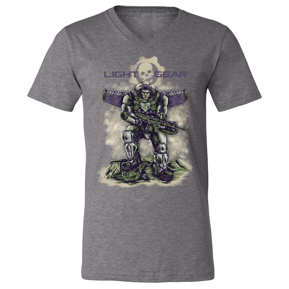 Unisex V-Neck T-Shirt - 2KU8NQF8 - Deep Heather - 13