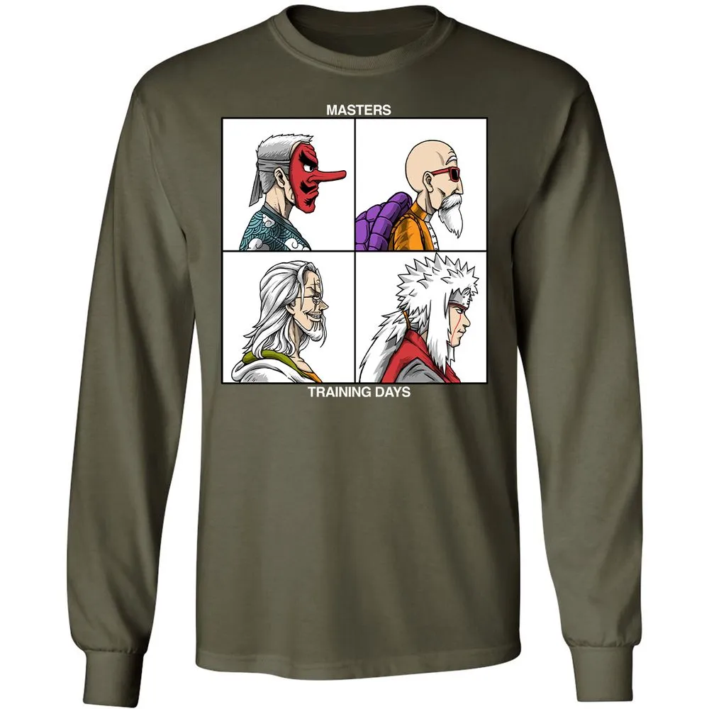 Long Sleeve T-Shirt - 3QRZQTMT - Military Green - 16