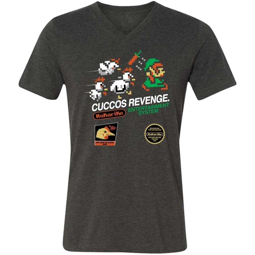 Unisex V-Neck T-Shirt - 5YHBQBQD - Dark Grey Heather - 8