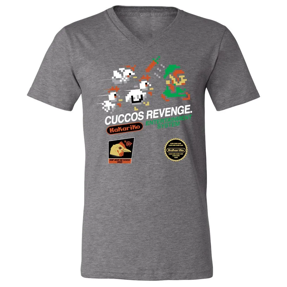 Unisex V-Neck T-Shirt - 5YHBQBQD - Deep Heather - 13