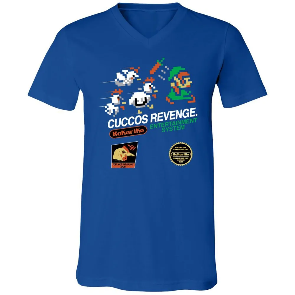 Unisex V-Neck T-Shirt - 5YHBQBQD - True Royal - 4