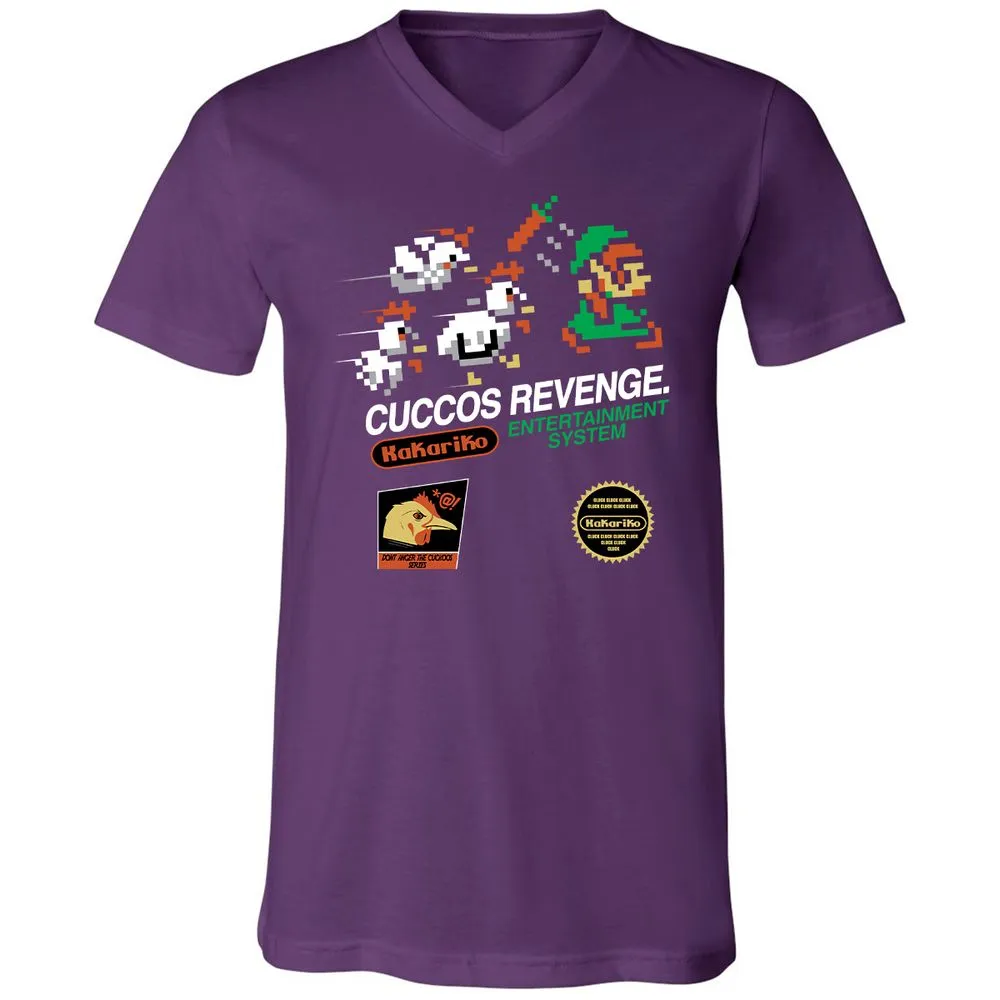 Unisex V-Neck T-Shirt - 5YHBQBQD - Team Purple - 9