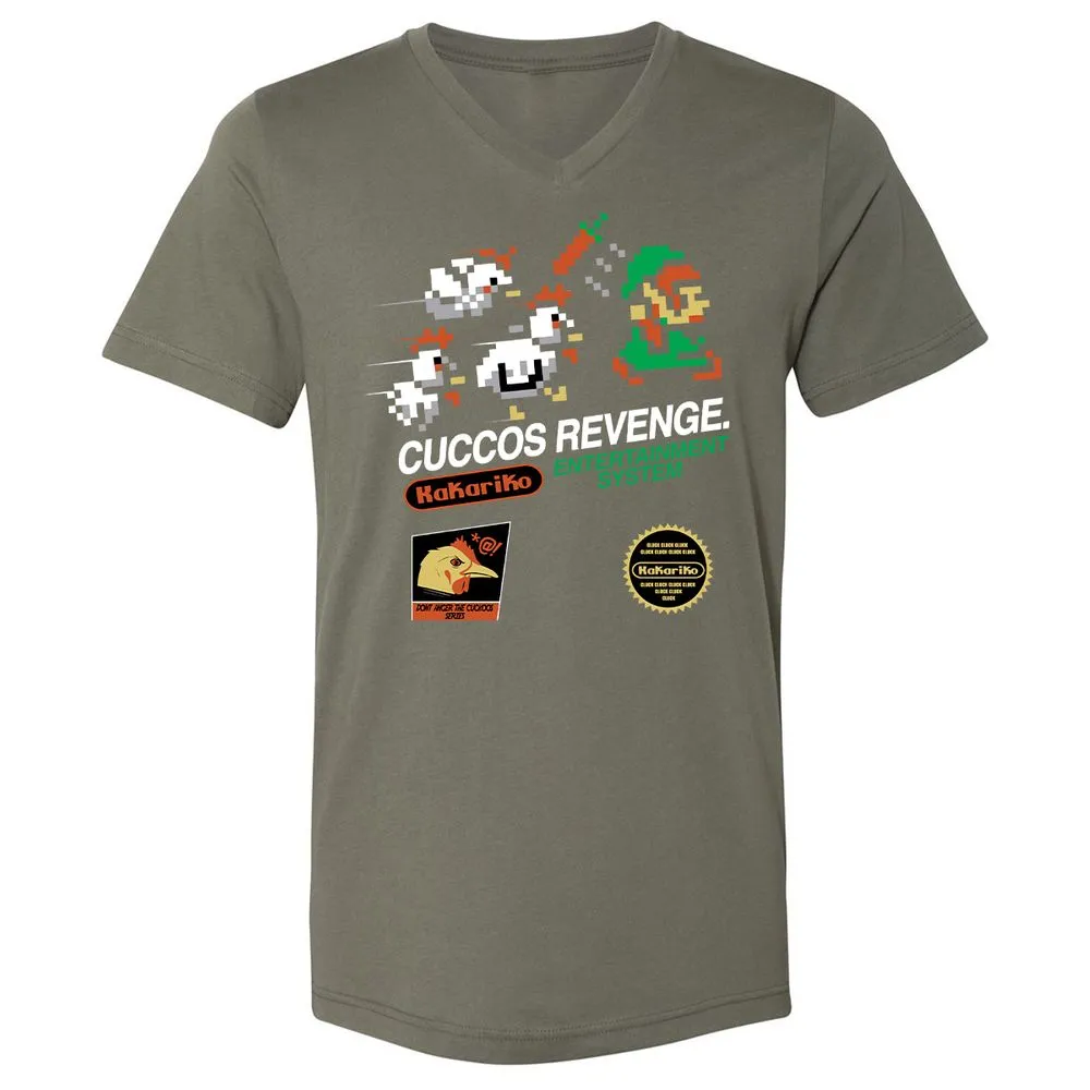 Unisex V-Neck T-Shirt - 5YHBQBQD - Military Green - 10