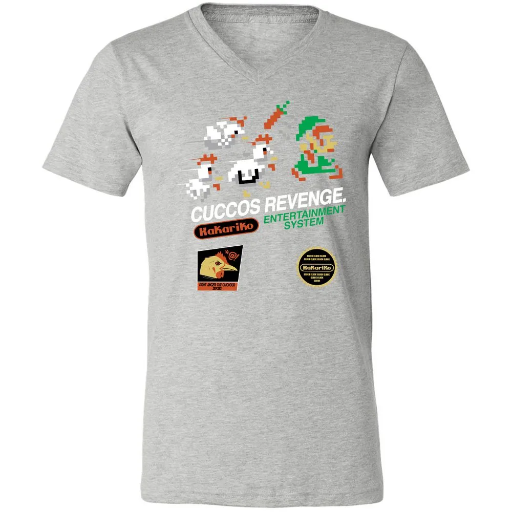 Unisex V-Neck T-Shirt - 5YHBQBQD - Athletic Heather - 7