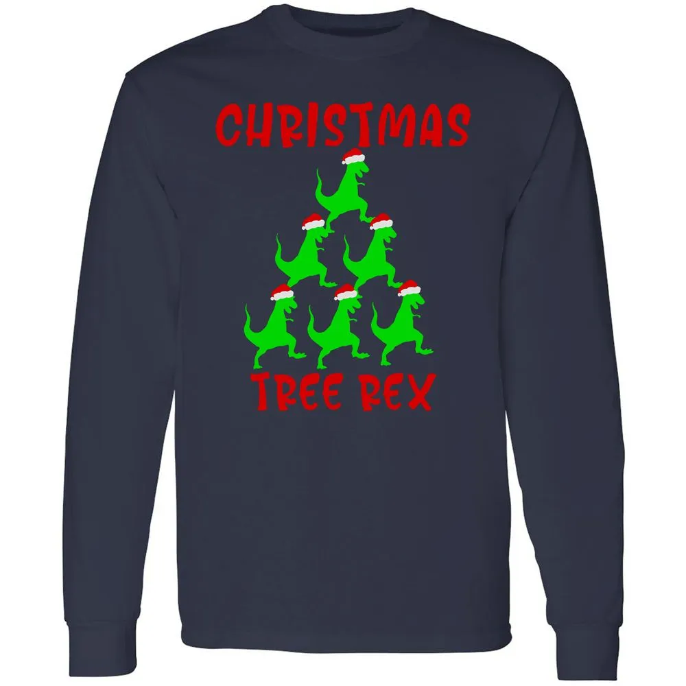 Long Sleeve T-Shirt - 3BF63QZW - Navy - 2