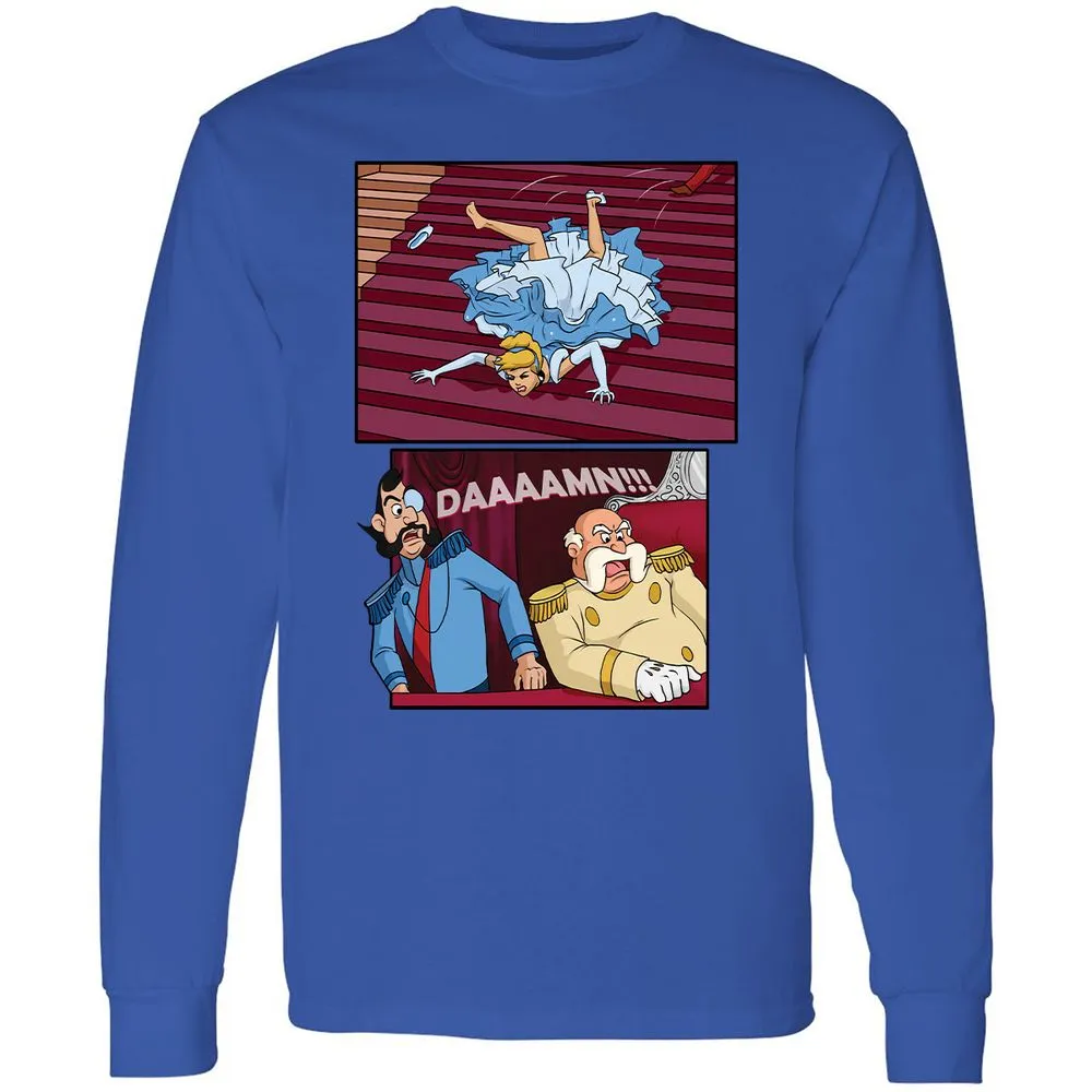 Long Sleeve T-Shirt - ZQMUW51U - Royal - 8