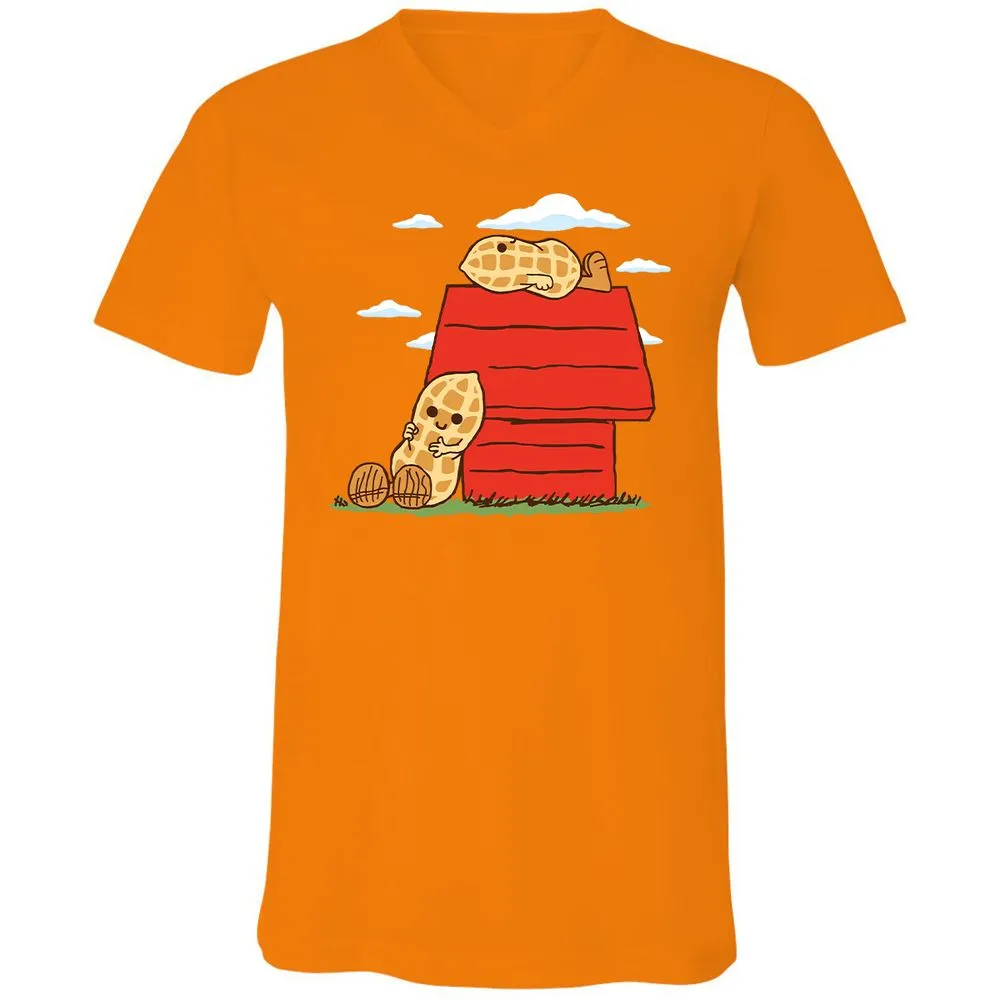Unisex V-Neck T-Shirt - F8UHPUED - Orange - 11