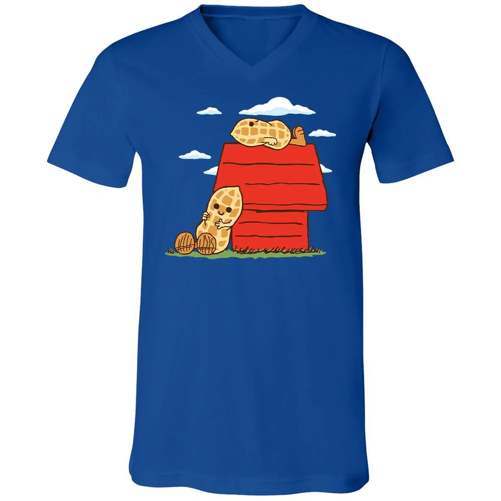 Unisex V-Neck T-Shirt - F8UHPUED - True Royal - 4