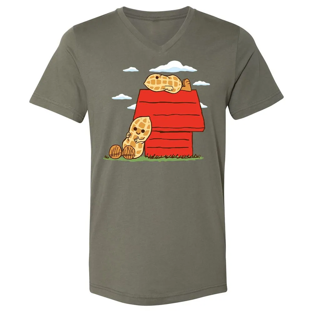 Unisex V-Neck T-Shirt - F8UHPUED - Military Green - 10