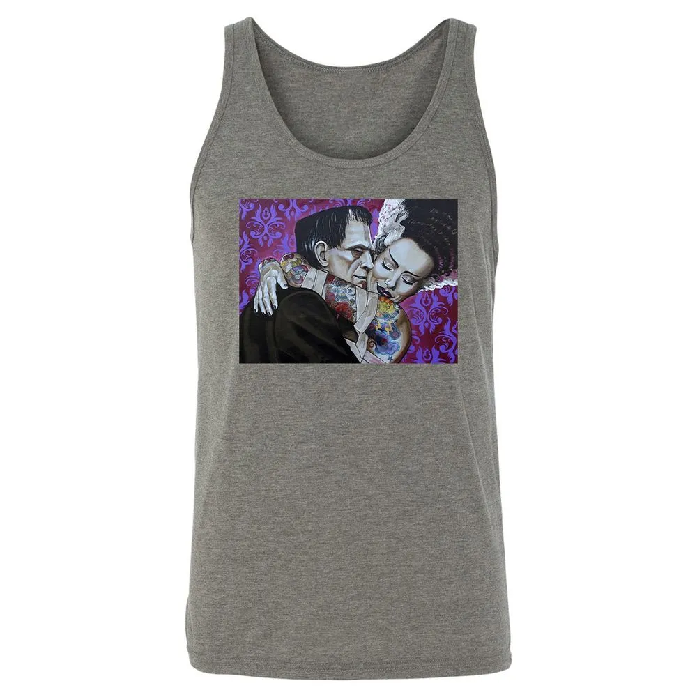 Unisex Jersey Tank - P7J1ZJ5F - Grey Triblend - 8