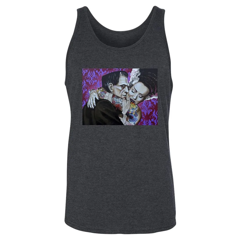 Unisex Jersey Tank - P7J1ZJ5F - Dark Grey Heather - 6