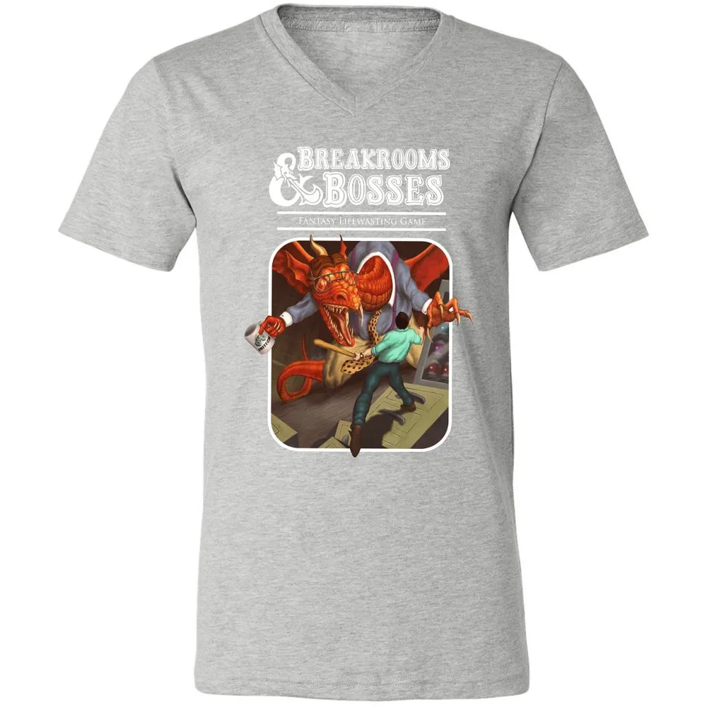 Unisex V-Neck T-Shirt - E9ASHW55 - Athletic Heather - 7