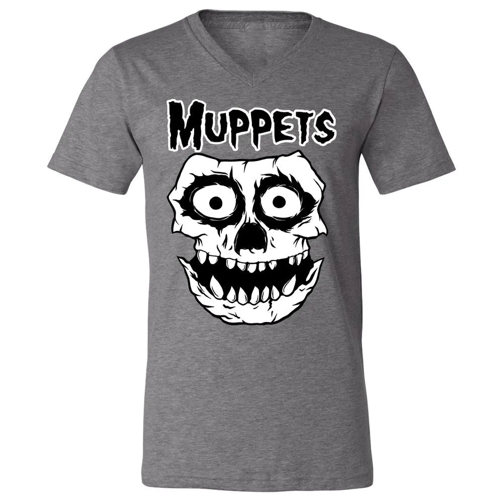 Unisex V-Neck T-Shirt - DCQUZY1C - Deep Heather - 13