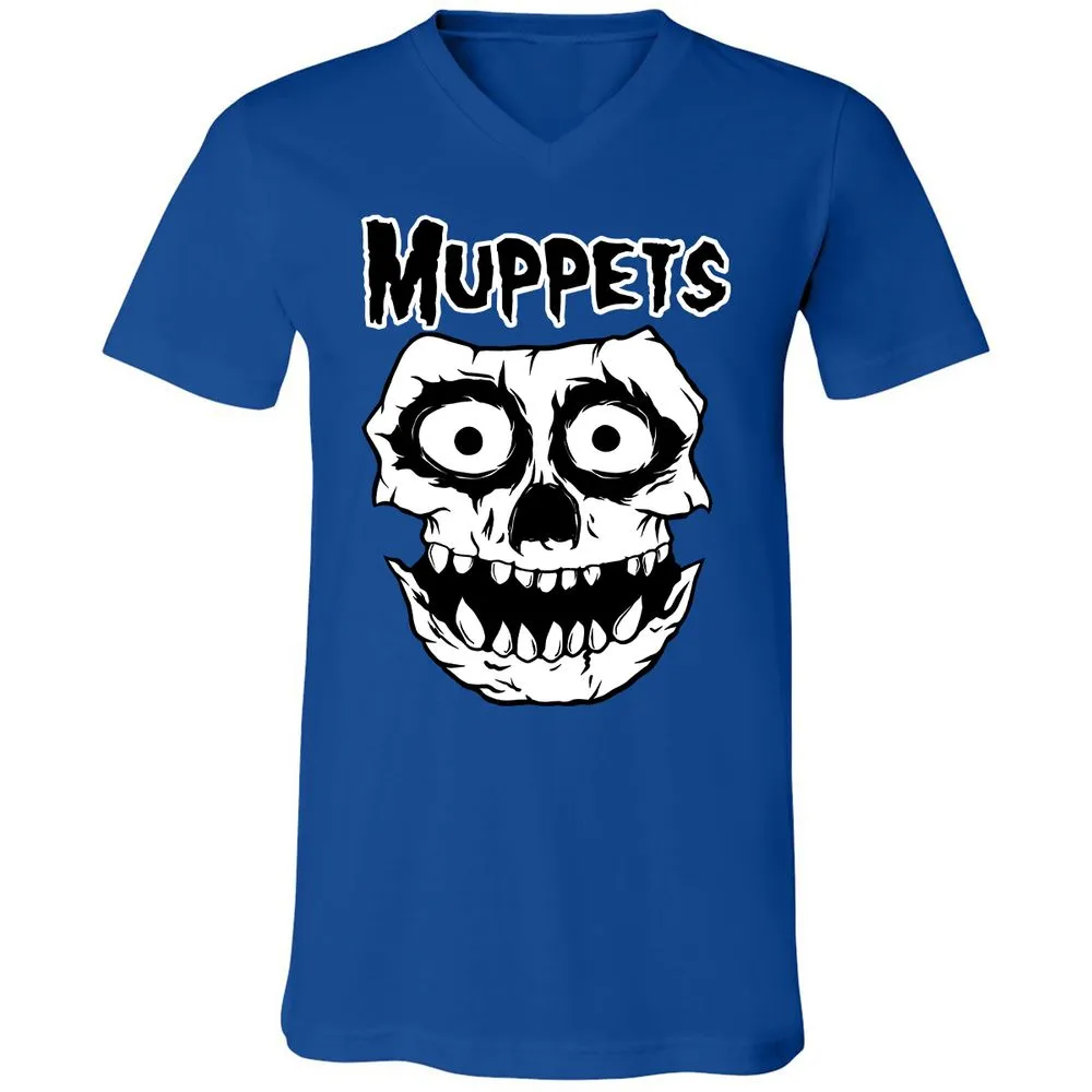 Unisex V-Neck T-Shirt - DCQUZY1C - True Royal - 4