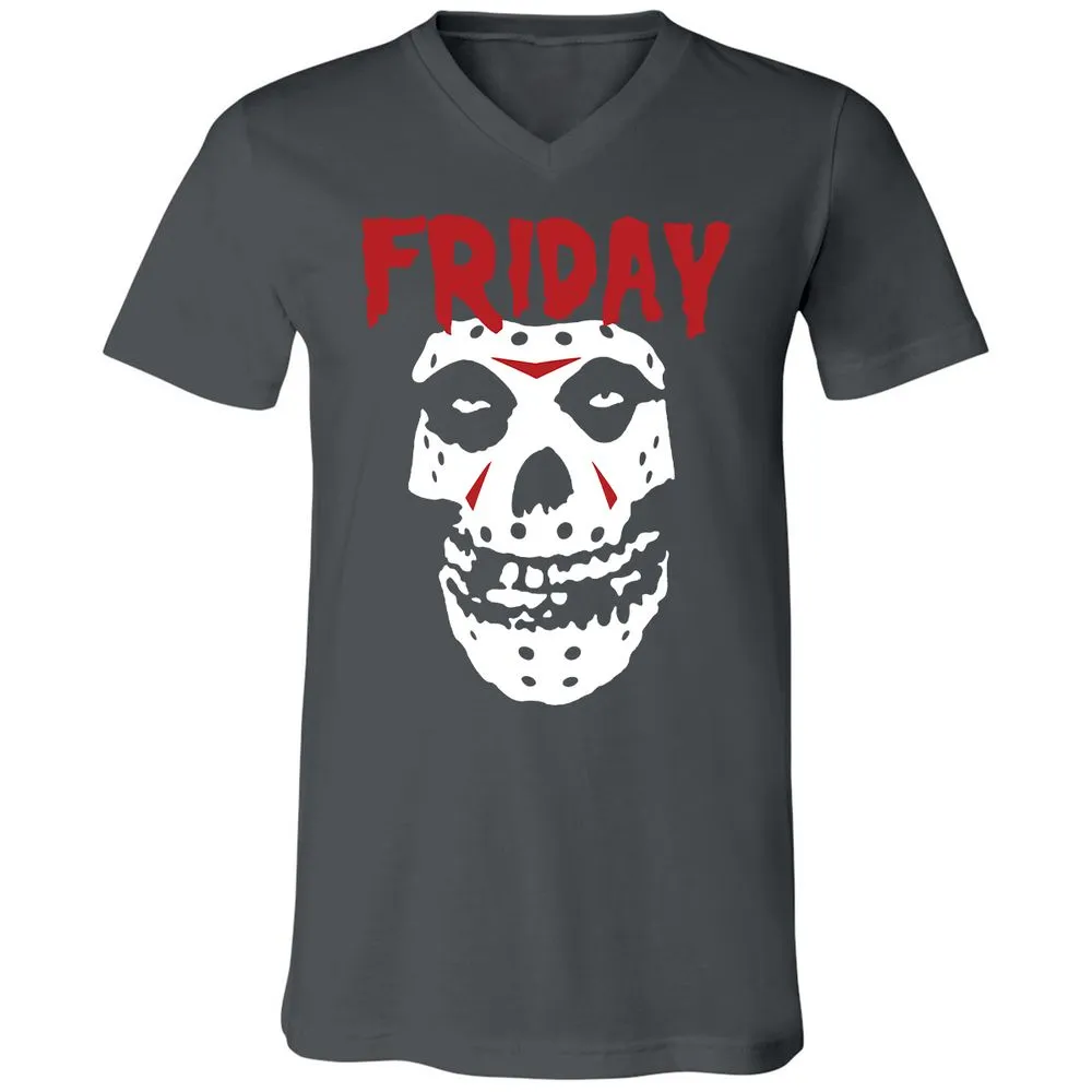 Unisex V-Neck T-Shirt - S3WWMLUY - Asphalt - 12