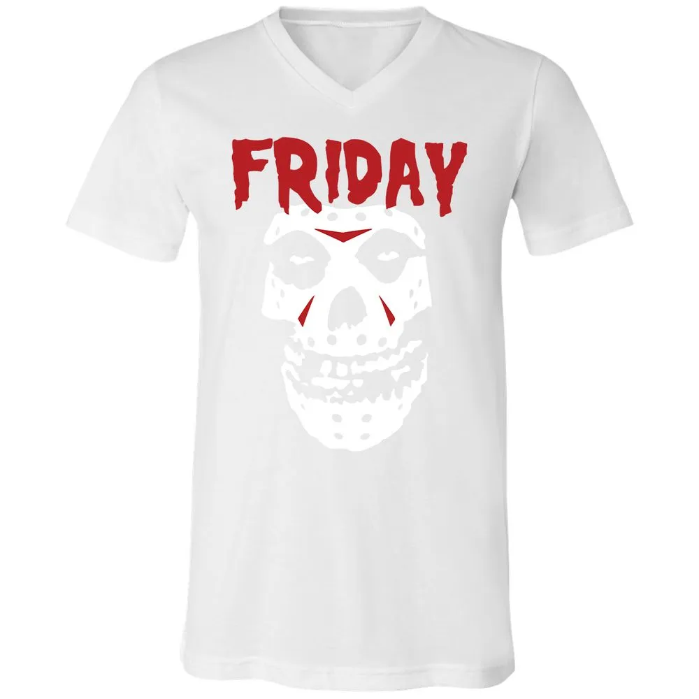 Unisex V-Neck T-Shirt - S3WWMLUY - White - 5