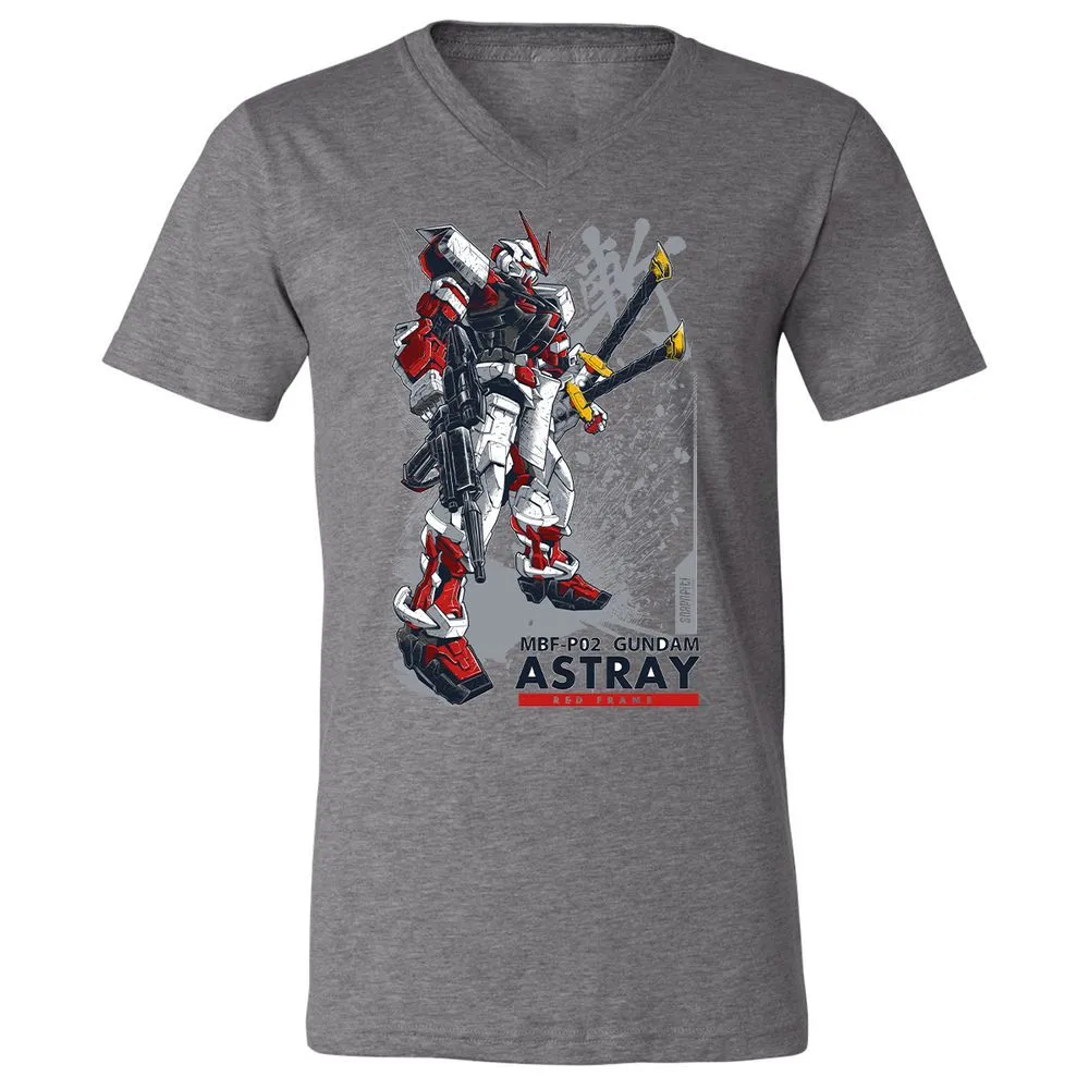 Unisex V-Neck T-Shirt - N2XZRY6U - Deep Heather - 13