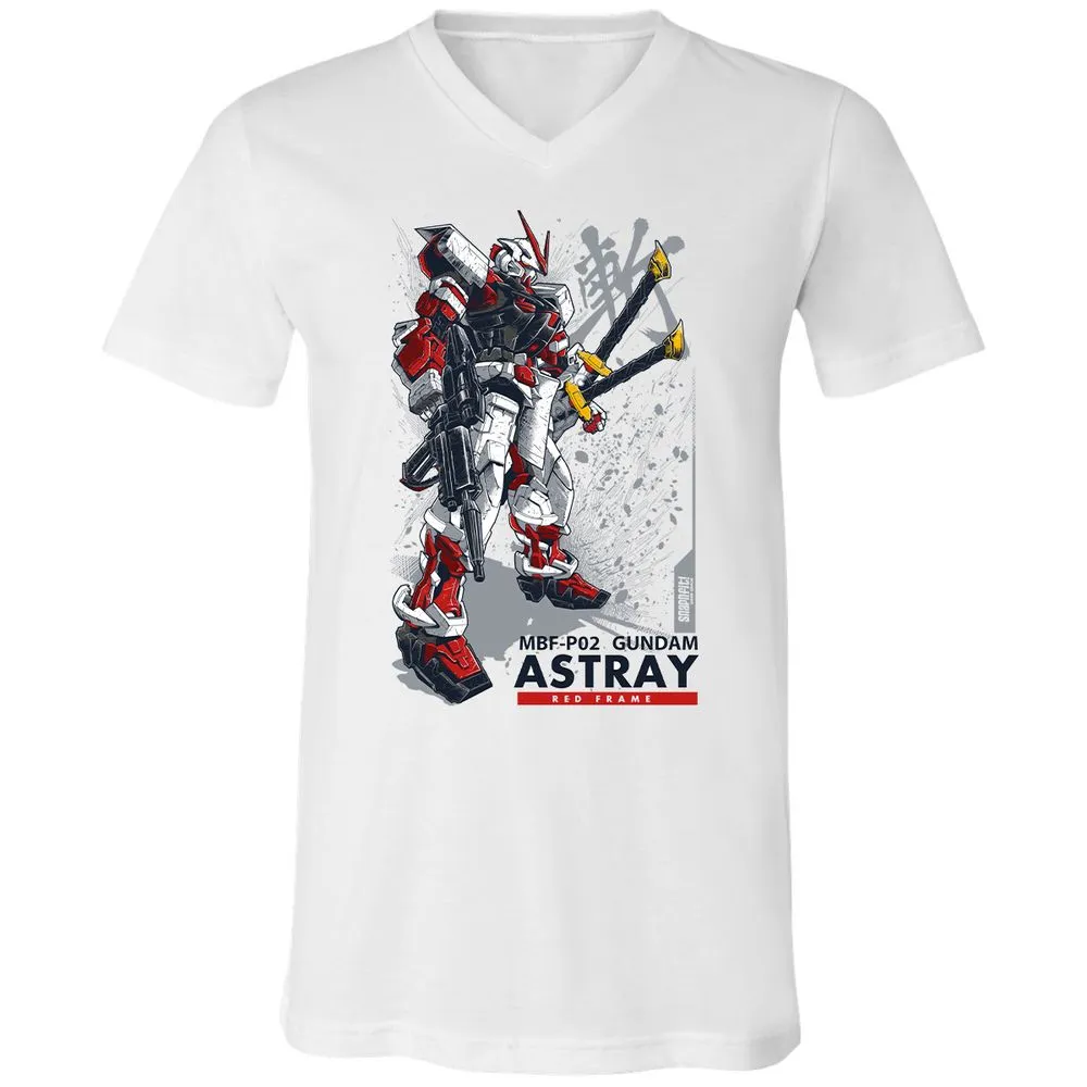 Unisex V-Neck T-Shirt - N2XZRY6U - White - 5