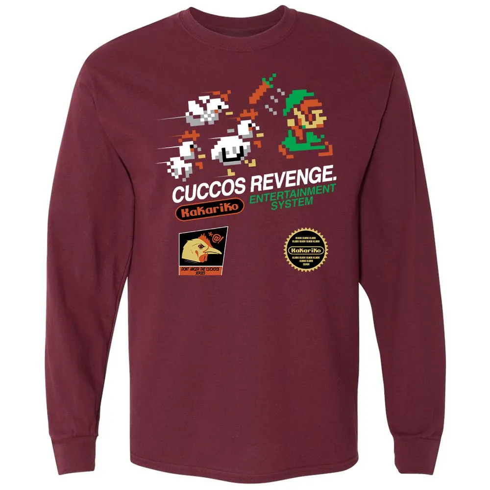 Long Sleeve T-Shirt - F85R9WEU - Maroon - 11