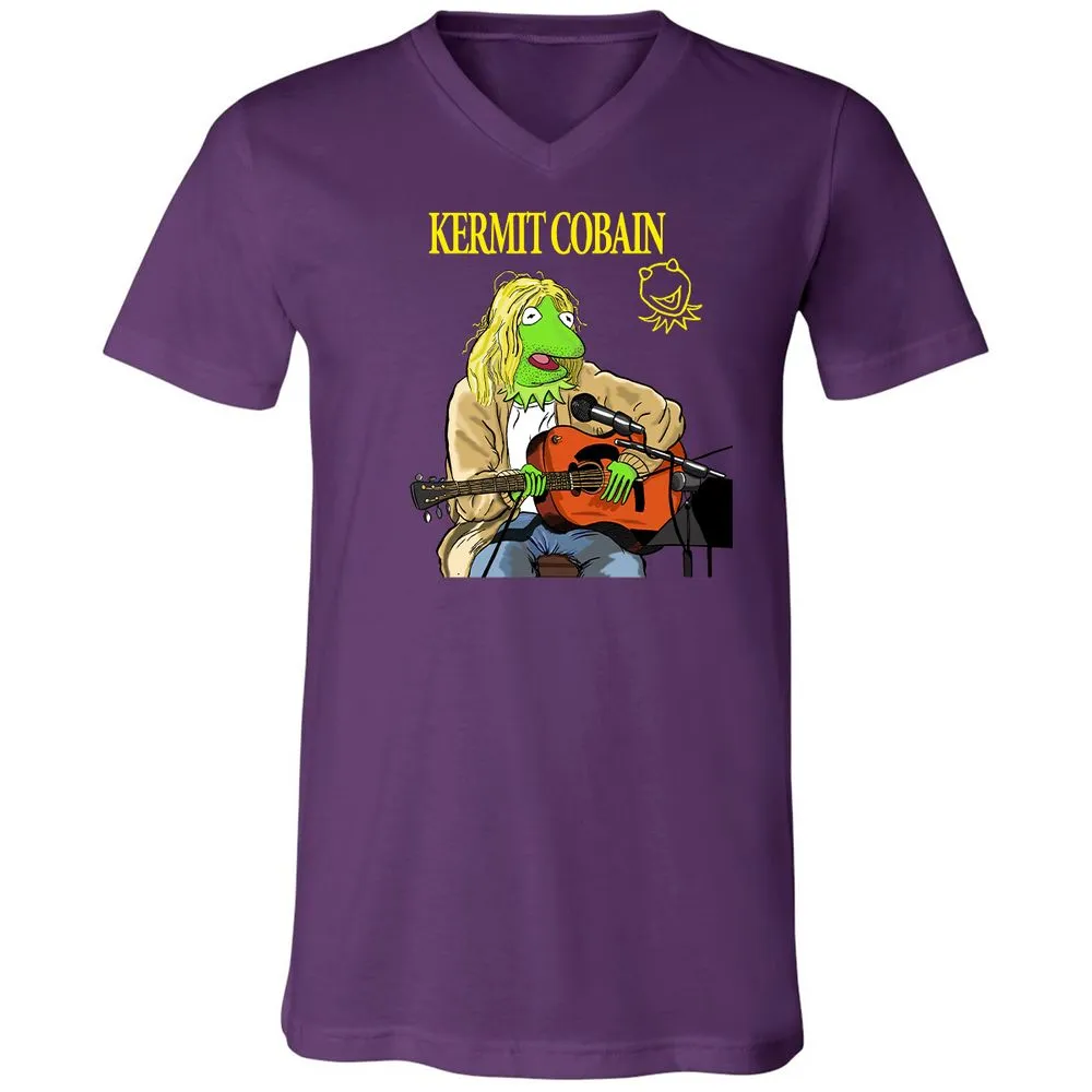 Unisex V-Neck T-Shirt - 5UNSC6L1 - Team Purple - 9