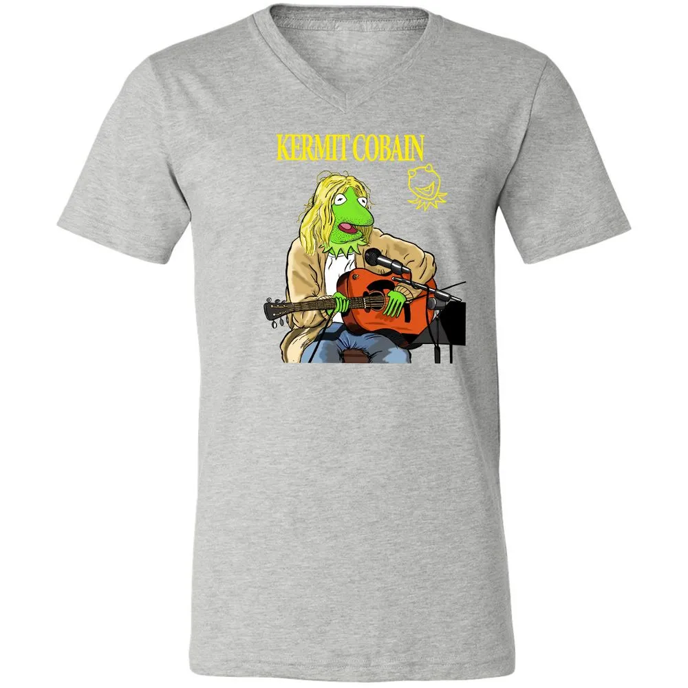 Unisex V-Neck T-Shirt - 5UNSC6L1 - Athletic Heather - 7