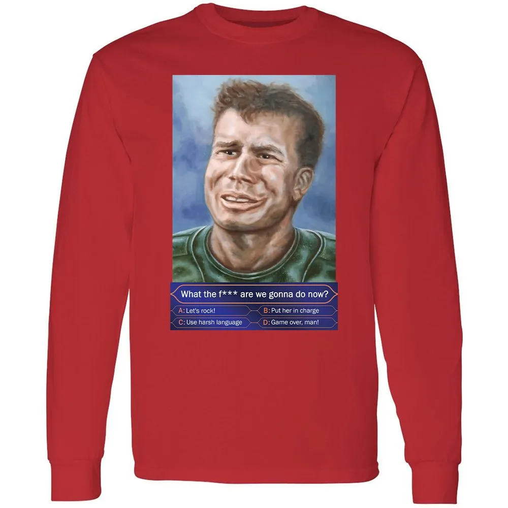 Long Sleeve T-Shirt - WZDH4ZBR - Red - 14