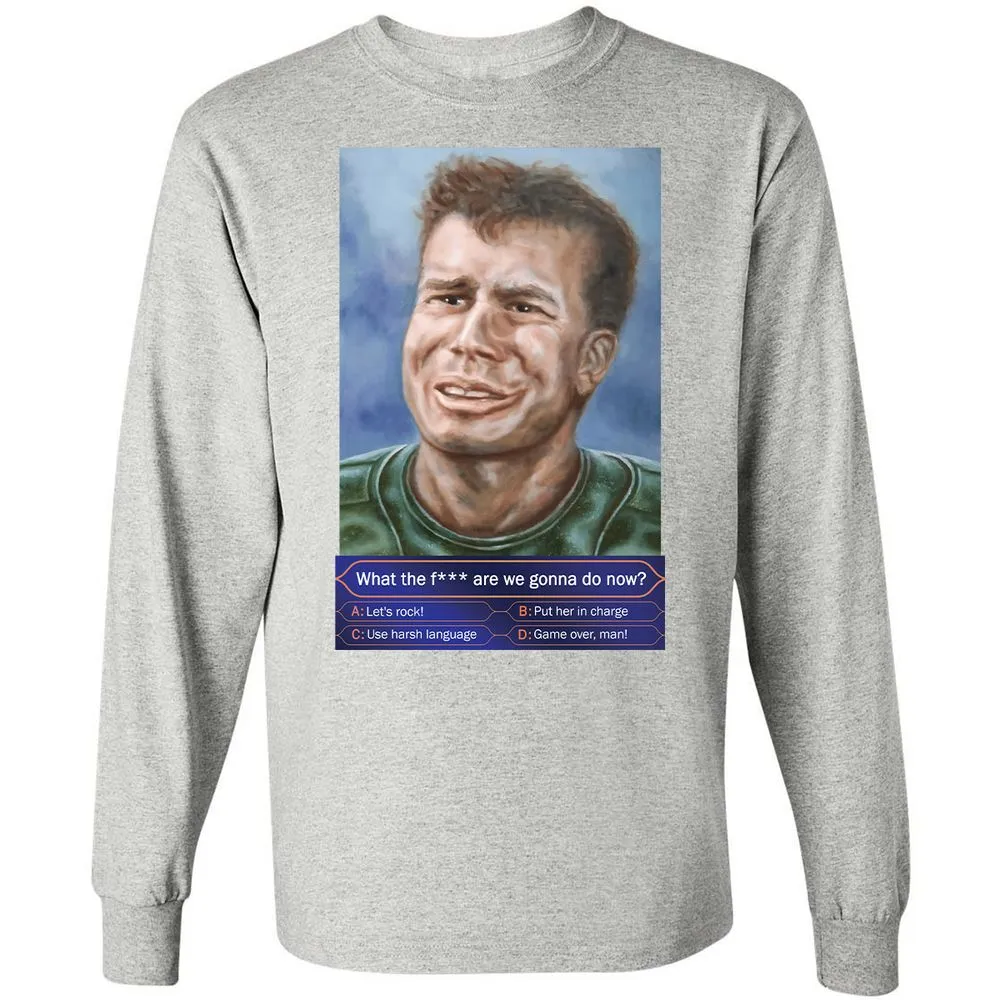 Long Sleeve T-Shirt - WZDH4ZBR - Ash - 7