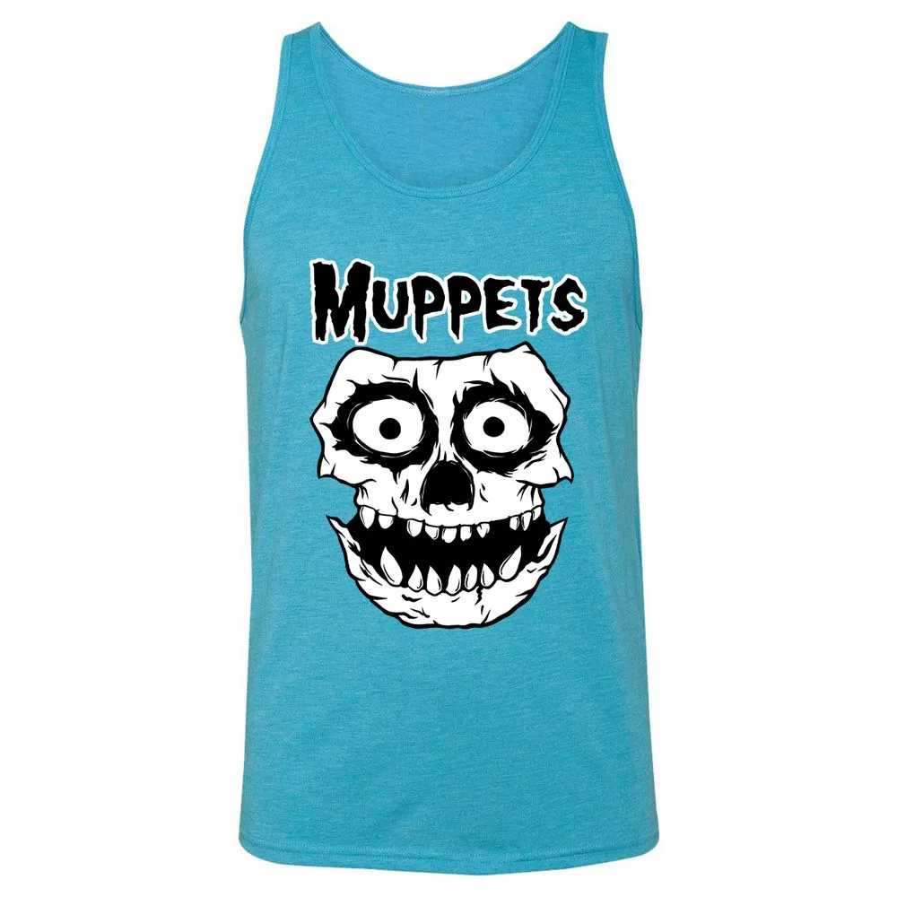 Unisex Jersey Tank - UETLAWX3 - Aqua Triblend - 3