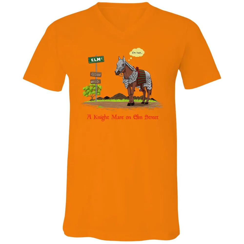 Unisex V-Neck T-Shirt - 84T8RVNV - Orange - 11