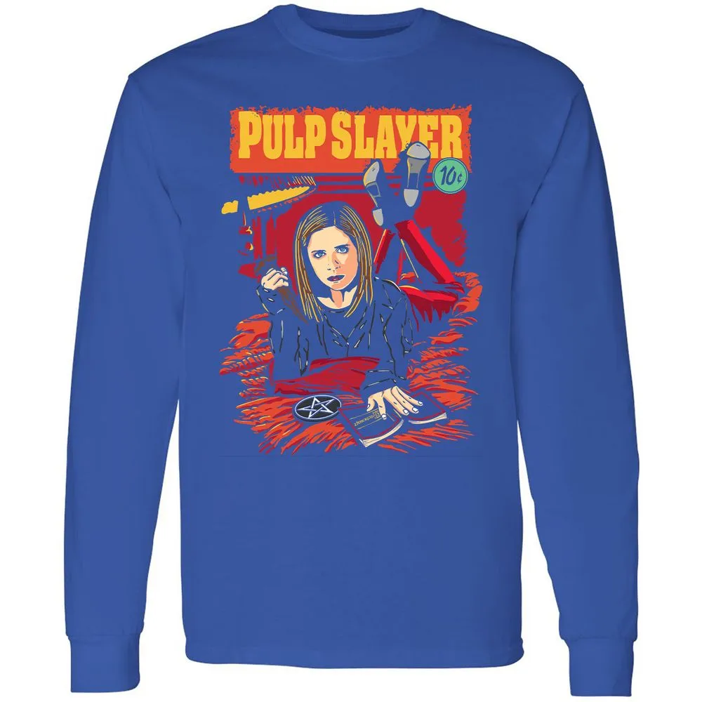 Long Sleeve T-Shirt - 2F3ERCG7 - Royal - 8