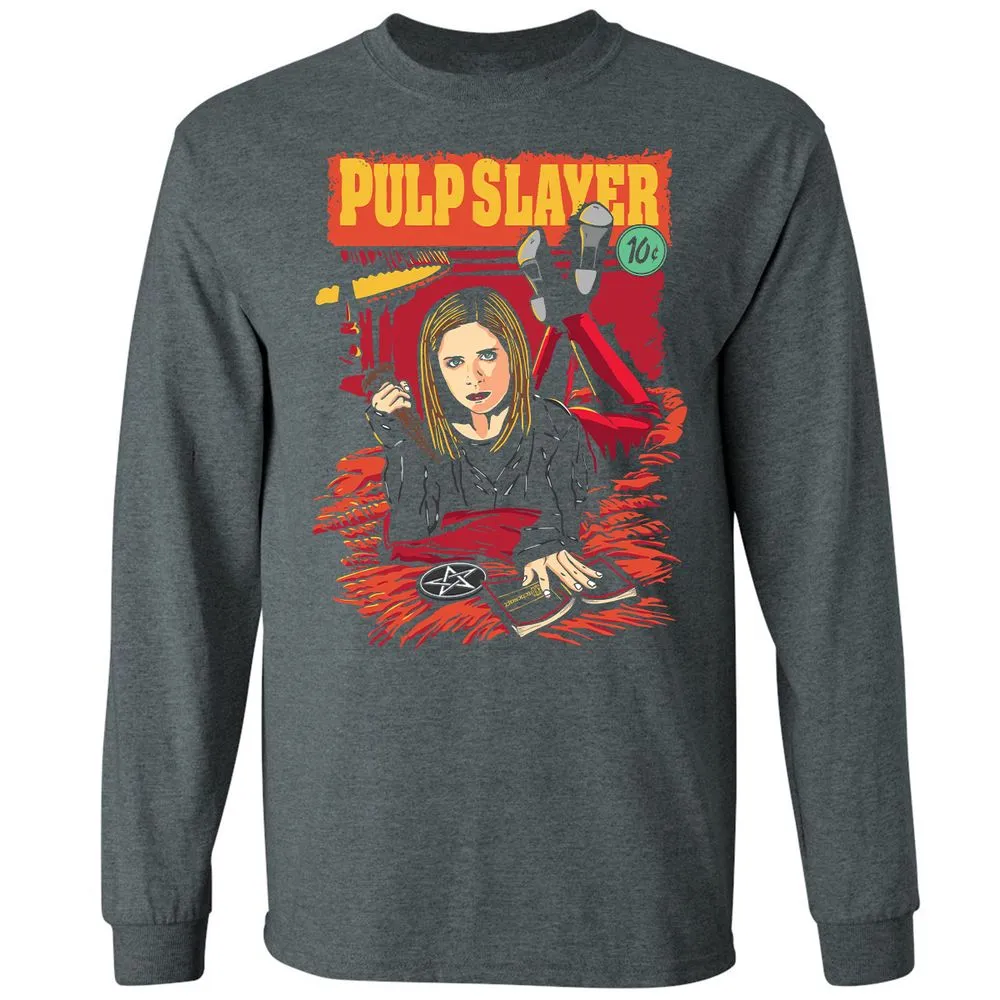 Long Sleeve T-Shirt - 2F3ERCG7 - Dark Heather - 15