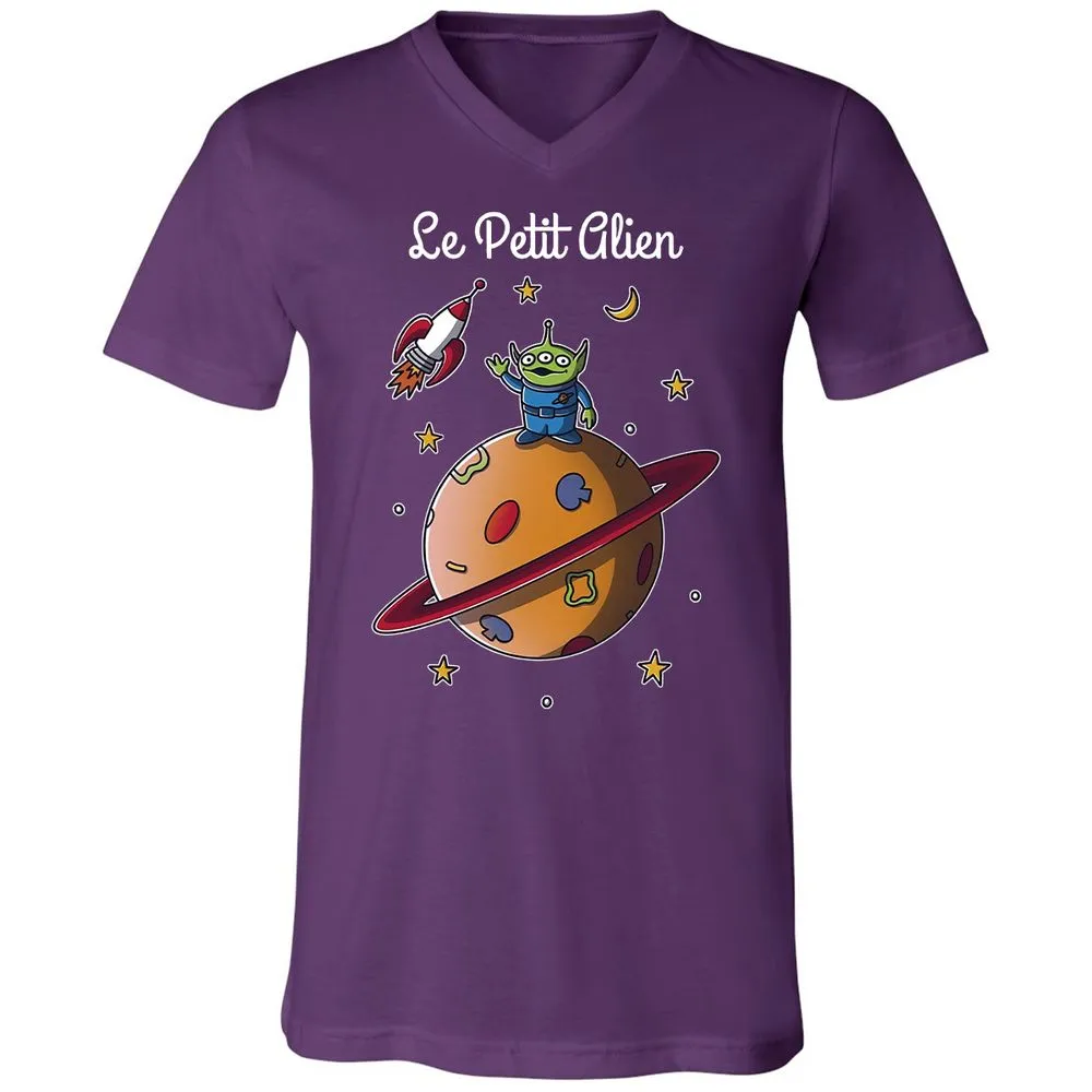 Unisex V-Neck T-Shirt - KVJU9Z33 - Team Purple - 9