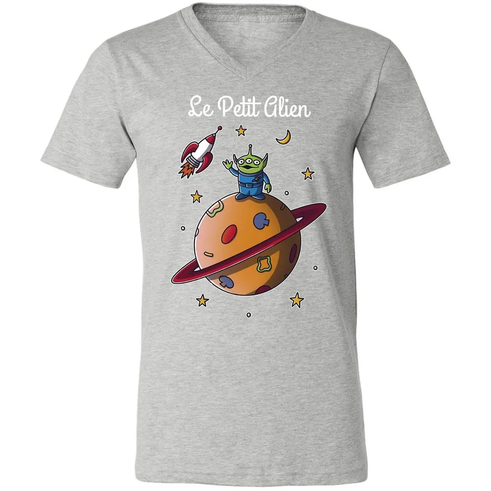Unisex V-Neck T-Shirt - KVJU9Z33 - Athletic Heather - 7