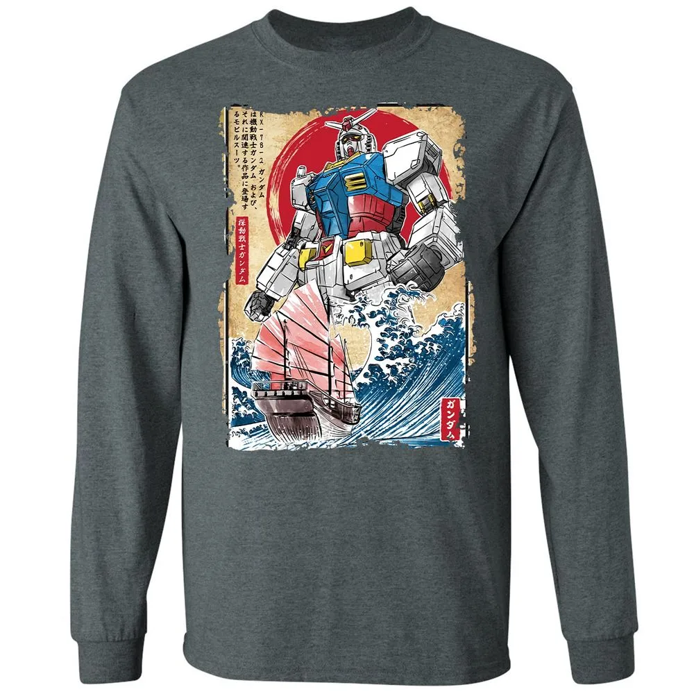 Long Sleeve T-Shirt - 8BKZGNU1 - Dark Heather - 15