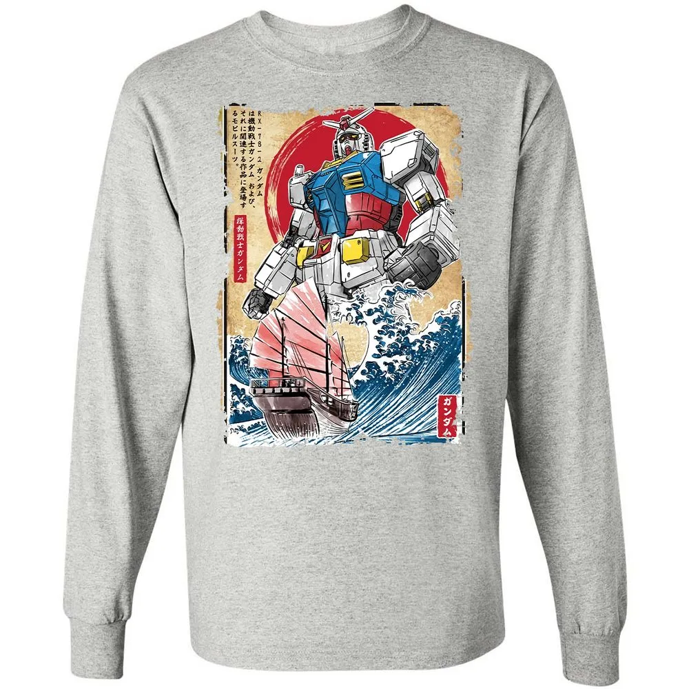 Long Sleeve T-Shirt - 8BKZGNU1 - Ash - 7