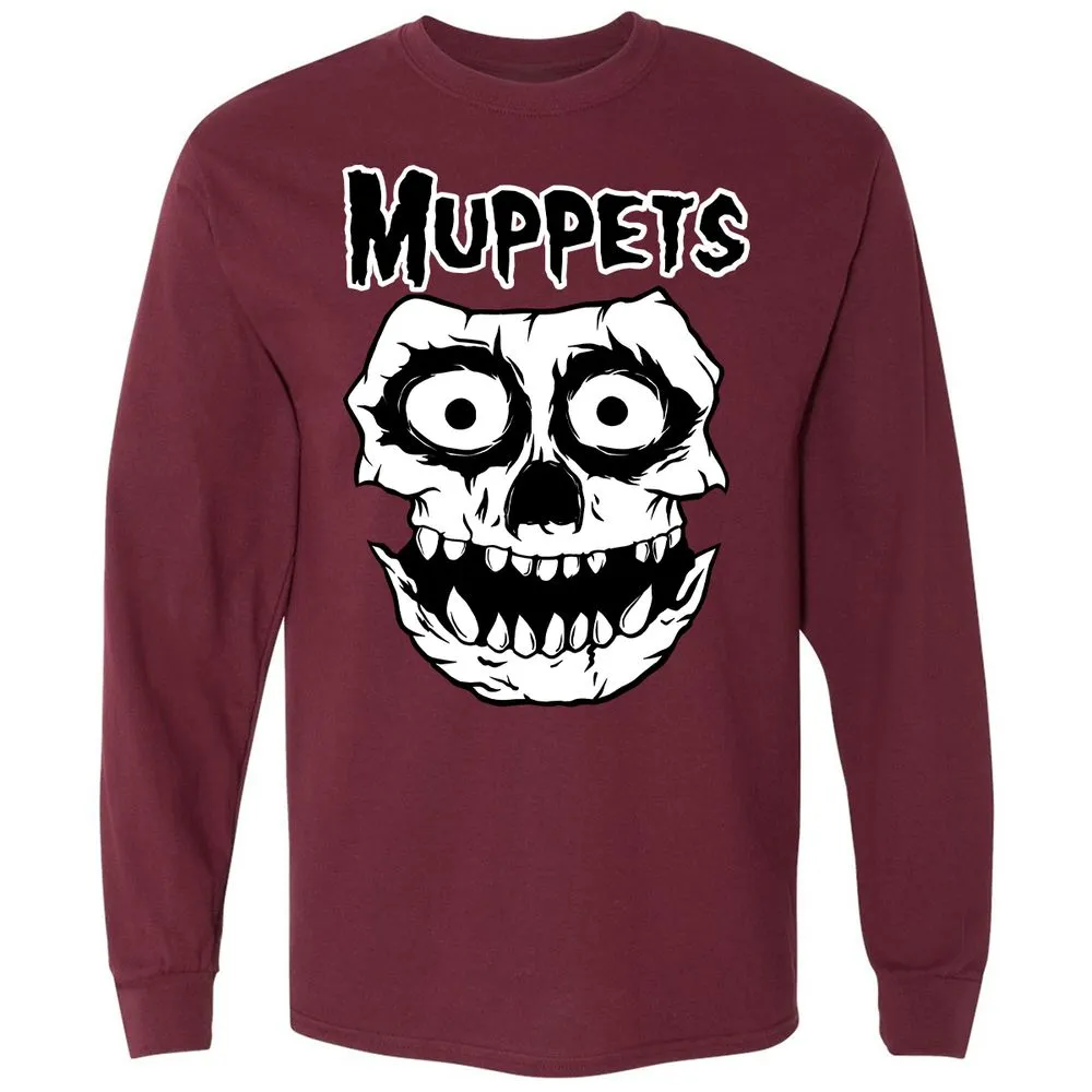 Long Sleeve T-Shirt - DEF1VV1C - Maroon - 11