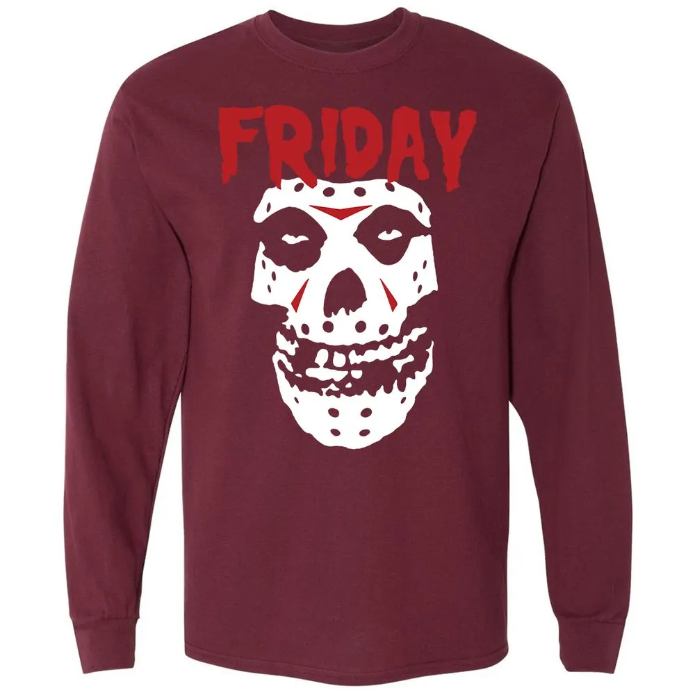 Long Sleeve T-Shirt - Z7X65NFV - Maroon - 11