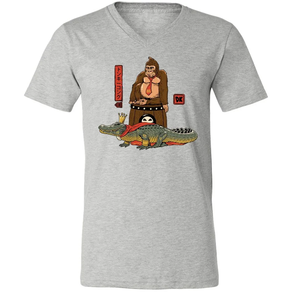 Unisex V-Neck T-Shirt - Z23G1BNT - Athletic Heather - 7