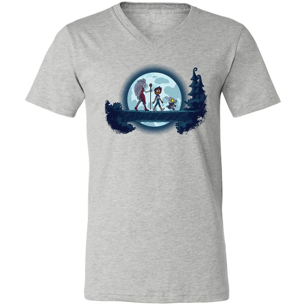 Unisex V-Neck T-Shirt - 18J8VYS6 - Athletic Heather - 7