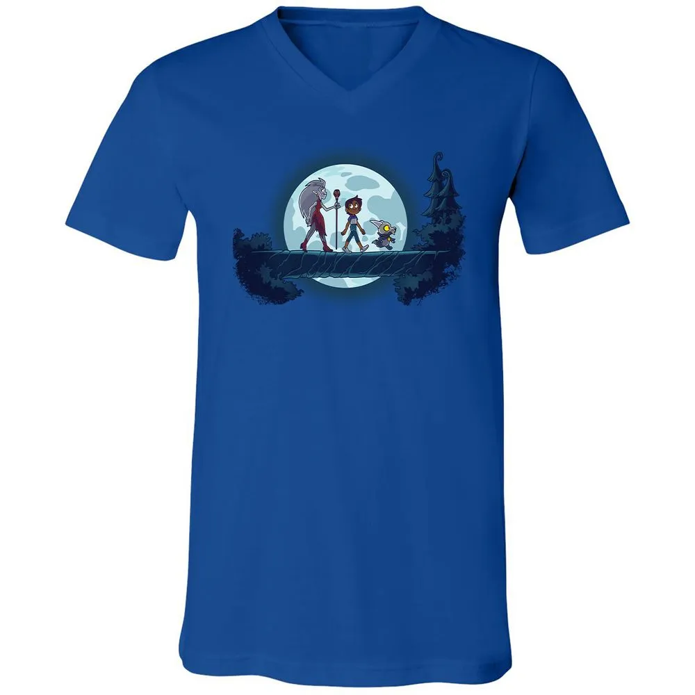 Unisex V-Neck T-Shirt - 18J8VYS6 - True Royal - 4
